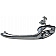 Help! By Dorman Exterior Door Handle - Plastic Silver/ Black Single - 81014