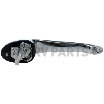 Help! By Dorman Exterior Door Handle - Plastic Silver/ Black Single - 81014-1