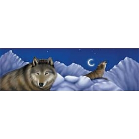 Vantage Point Window Graphics - Wolves Design - 010052L
