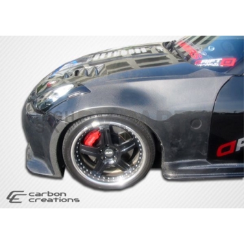 Extreme Dimensions Fender - Carbon Fiber Clear Gloss UV Coated Set Of 2 - 102858-1