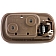 Help! By Dorman Interior Door Handle - Lever Plastic Beige Single - 82505