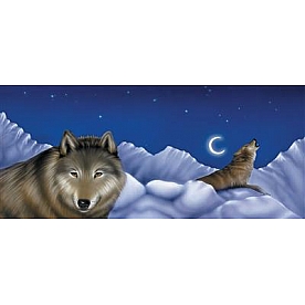 Vantage Point Window Graphics - Wolves Design - 010052X