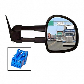 CIPA USA Exterior Towing Mirror Electric Rectangular Single - 70210