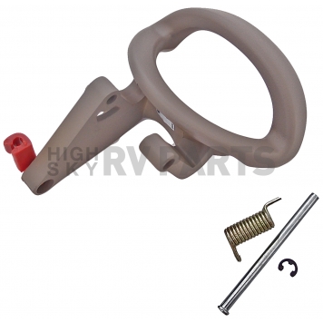 Help! By Dorman Interior Door Handle - Lever Plastic Taupe Single - 82511-2