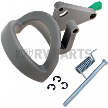 Help! By Dorman Interior Door Handle - Lever Plastic Khaki Single - 82512-2