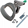 Help! By Dorman Interior Door Handle - Lever Plastic Khaki Single - 82512