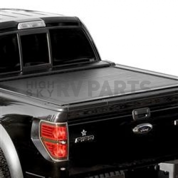 Pace Edwards Tonneau Cover Hard Manual Retractable Black Matte Powder Coated Aluminum - SWNA16A42