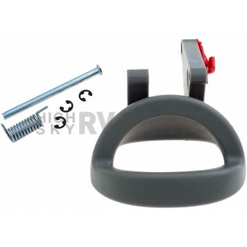 Help! By Dorman Interior Door Handle - Lever Plastic Khaki Single - 82513