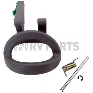 Help! By Dorman Interior Door Handle - Lever Plastic Black Single - 82514