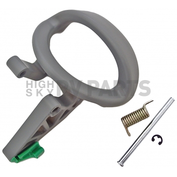 Help! By Dorman Interior Door Handle - Lever Plastic Black Single - 82514-2