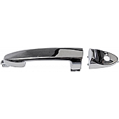 Help! By Dorman Exterior Door Handle - Plastic Silver Single - 91097