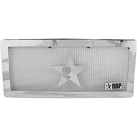 RBP (Rolling Big Power) Grille Insert - Chrome Plated Stainless Steel Rectangular - 154483