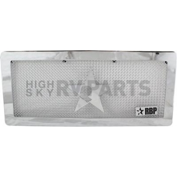 RBP (Rolling Big Power) Grille Insert - Chrome Plated Stainless Steel Rectangular - 154483