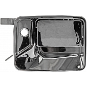 Help! By Dorman Exterior Door Handle - Plastic Silver Single - 91098