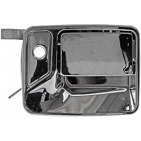 Help! By Dorman Exterior Door Handle - Plastic Silver Single - 91098
