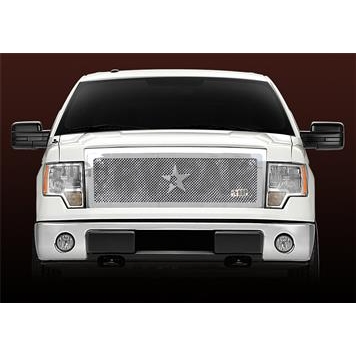 RBP (Rolling Big Power) Grille Insert - Chrome Plated Stainless Steel Rectangular - 154568