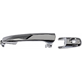 Help! By Dorman Exterior Door Handle - Plastic Silver Single - 91116