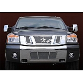 RBP (Rolling Big Power) Grille Insert - Chrome Plated Stainless Steel Trapezoid - 154781