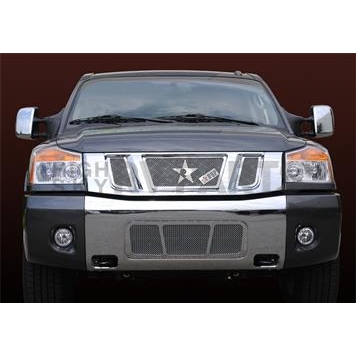 RBP (Rolling Big Power) Grille Insert - Chrome Plated Stainless Steel Trapezoid - 154781