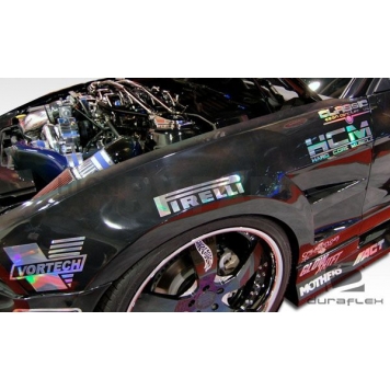 Extreme Dimensions Fender - Fiberglass Black Primered Set Of 2 - 105860-6