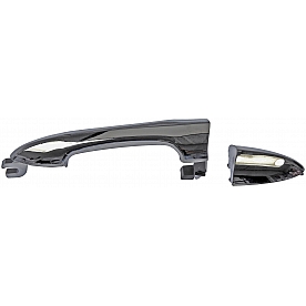 Help! By Dorman Exterior Door Handle - Plastic Silver Single - 91117