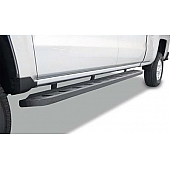 Go Rhino Running Board Black Steel Stationary - 63405187T