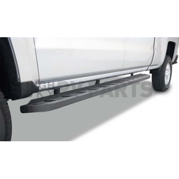 Go Rhino Running Board Black Steel Stationary - 63405187T