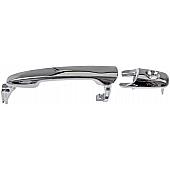 Help! By Dorman Exterior Door Handle - Plastic Silver Single - 91120