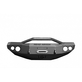 Road Armor Bumper Stealth Pre-Runner 1-Piece Design Steel Black - 23714B