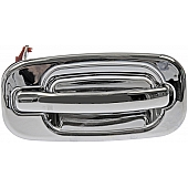 Help! By Dorman Exterior Door Handle - Plastic Silver Single - 91128