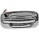 Help! By Dorman Exterior Door Handle - Plastic Silver Single - 91128