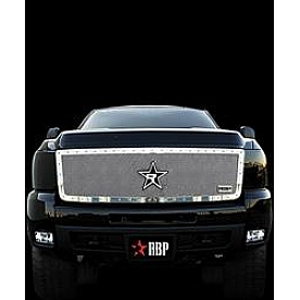 RBP (Rolling Big Power) Grille Insert - Silver Chrome Plated Steel  - 158115