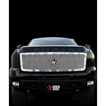 RBP (Rolling Big Power) Grille Insert - Silver Chrome Plated Steel  - 158115
