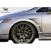 Extreme Dimensions Fender - Fiberglass Black Primered Set Of 2 - 106190