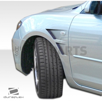 Extreme Dimensions Fender - Fiberglass Black Primered Set Of 2 - 106199