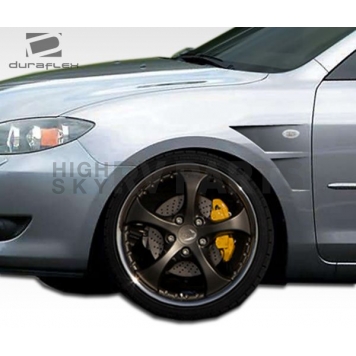 Extreme Dimensions Fender - Fiberglass Black Primered Set Of 2 - 106199-1