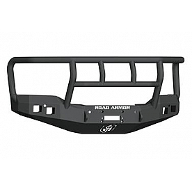 Road Armor Bumper Stealth Titan II 1-Piece Design Steel Black - 2161F2B