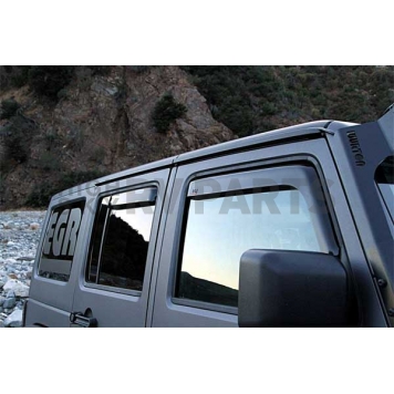 EGR Rainguard - Smoke Acrylic Set Of 4 - 575151-1