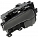Help! By Dorman Interior Door Handle - Lever Plastic Black Single - 81043