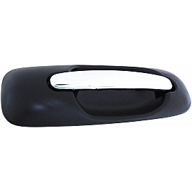 Help! By Dorman Exterior Door Handle - Plastic Black Housing With Silver Lever Single - 93617