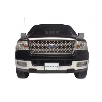 Putco Grille Insert - Polished Stainless Steel Rectangular - 64412-1