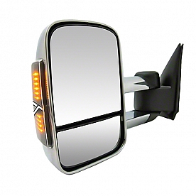 ProEFX Exterior Towing Mirror Electric Rectangular Set Of 2 - MRSIL03HEC
