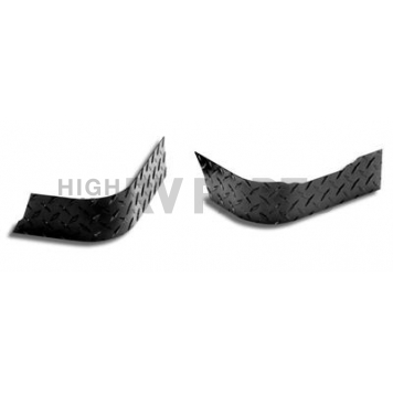 Warrior Products Body Corner Guard - Aluminum Black Set Of 2 - 929PC