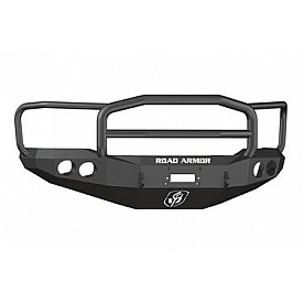 Road Armor Bumper Stealth Lonestar 1-Piece Design Steel Black - 66005B