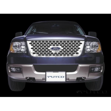 Putco Grille Insert - Polished Stainless Steel Rectangular - 64415
