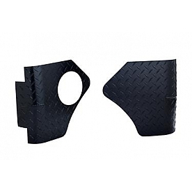 Warrior Products Body Corner Guard - Aluminum Black Set Of 2 - 930PC