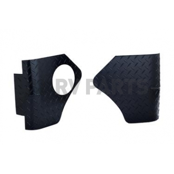 Warrior Products Body Corner Guard - Aluminum Black Set Of 2 - 930PC