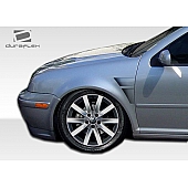 Extreme Dimensions Fender - Fiberglass Black Primered Set Of 2 - 106345