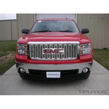 Putco Grille Insert - Polished Stainless Steel Rectangular - 64493