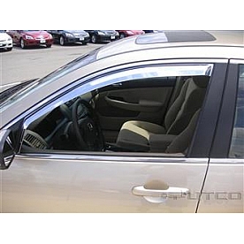 Putco Rainguard - Chrome Plated Plastic Set Of 2 - 480422